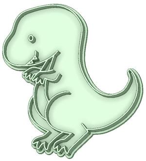Dino 31 cookie cutter