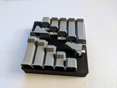 Storage tray for n scale Kato Unitrack Inclined Pier set 23-015