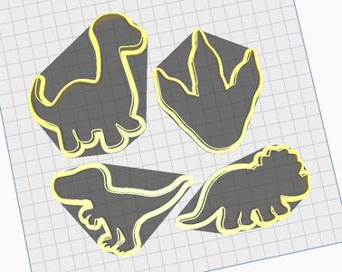 Cookie Cutter Dino Cookie Cutter