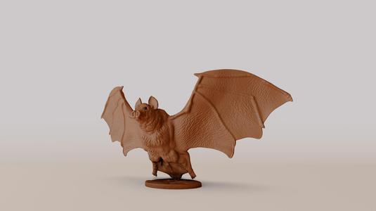 vampire bat flying stl
