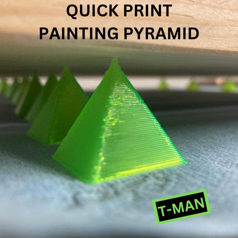 Super Quick-Print Paint Pyramids