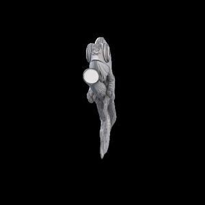 Chameleon on a Branch 3D Relief Model – CA0050
