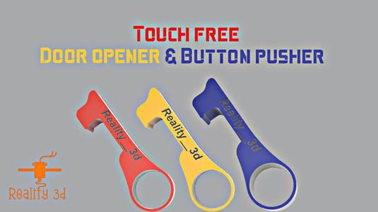 Door opener and button pusher
