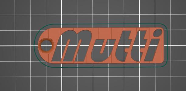 Schlüsselanhänger "Mutti"