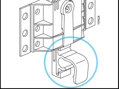 IKEA BEHJÄLPLIG bottom hinge