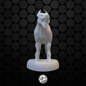 Wild and Aggressive Dog - Bust - Perfect - Decor