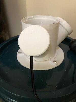 Upgraded Modular Hydroponics Tower - wire & plug outlet