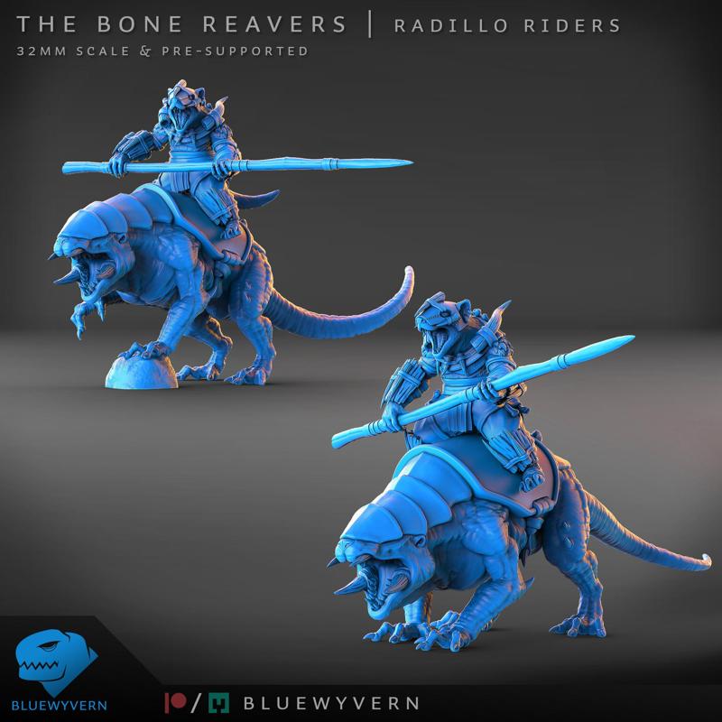 The Bone Reavers - Radillo Riders (Modular)