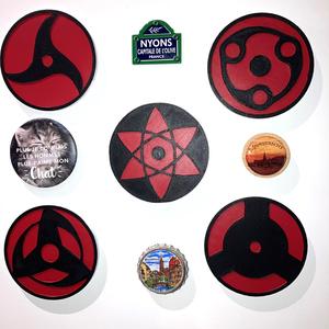 5 Magnet Naruto Sharingan