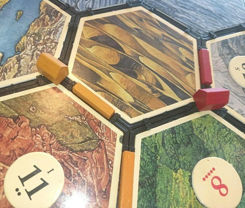 Magnetic Catan Hex Holder 6 magnets