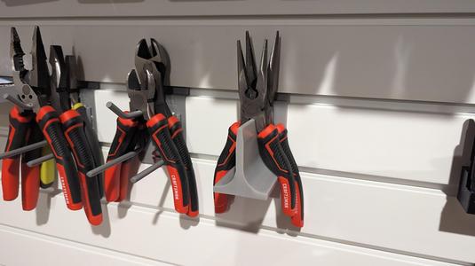 Pliers Holder Rack for 3" Slatwall