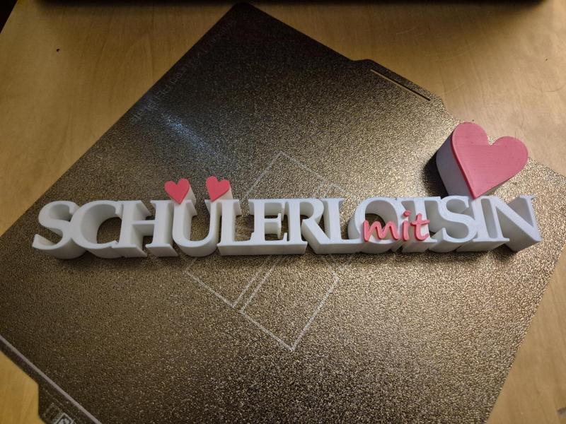 SCHOOL CROSSING GUARD with Heart