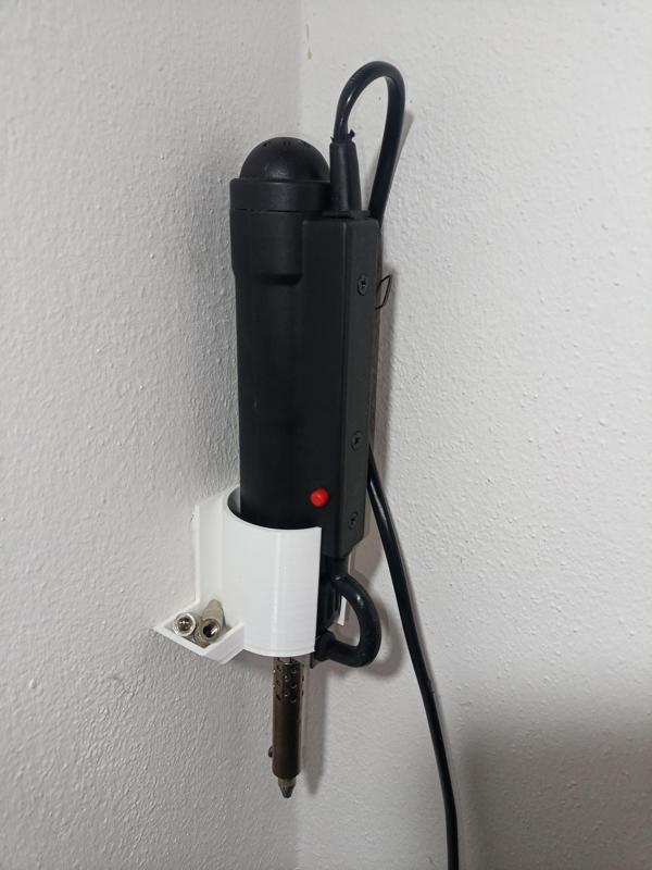 Desoldering tool holder