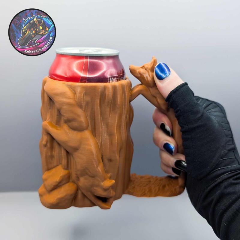 Jumping Fox Can Holder