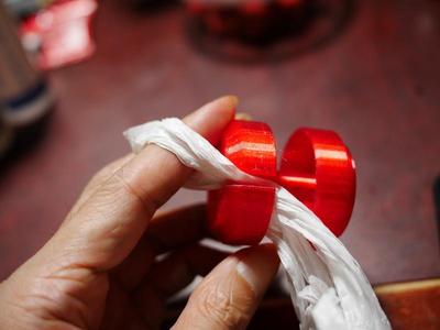 Disposable shopping bag spool