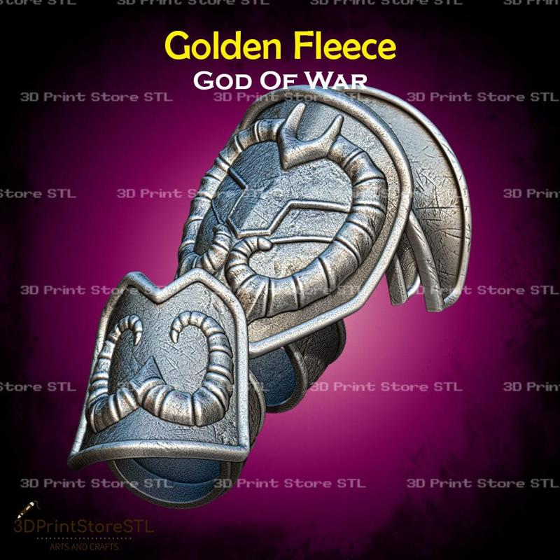 Golden Fleece Cosplay God of War - STL File 3D print model
