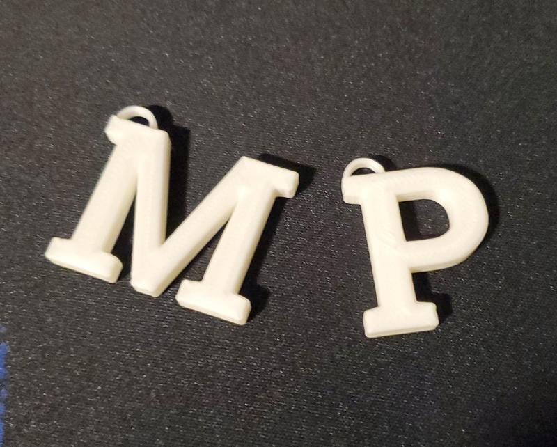 A-H Decorative Letters with Attachment for Gifts, Crafts, and More