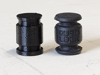 Quadlock style TPU vibration isolation grommet 