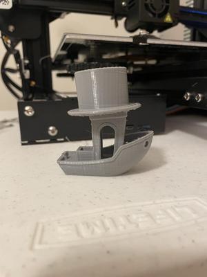 benchy with a tophat