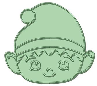 Christmas Elf cookie cutter