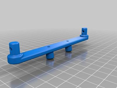 Traxxis body mount conversion for car body front 10 degree tilt