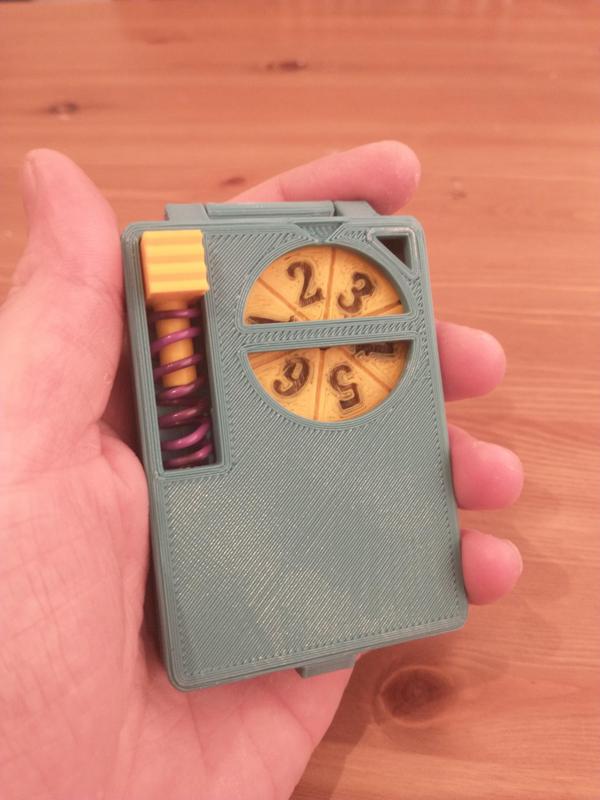 Mechanical randomizer Dice or Fortune