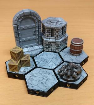 MagHex Bases - 5mm magnetic ball overkill edition