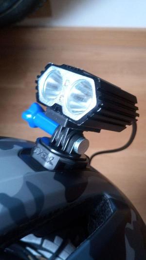 Bell helmet gopro mount for light