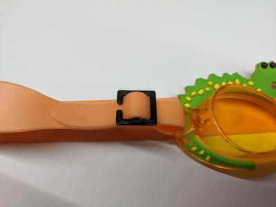 Buckle for swimming glasses
