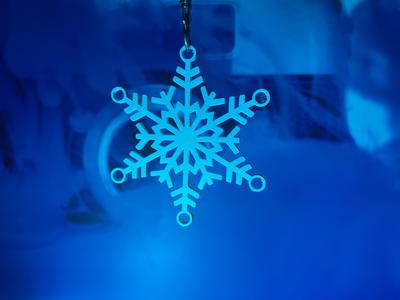 Snowflake Ornament for Windows Trees or Doors