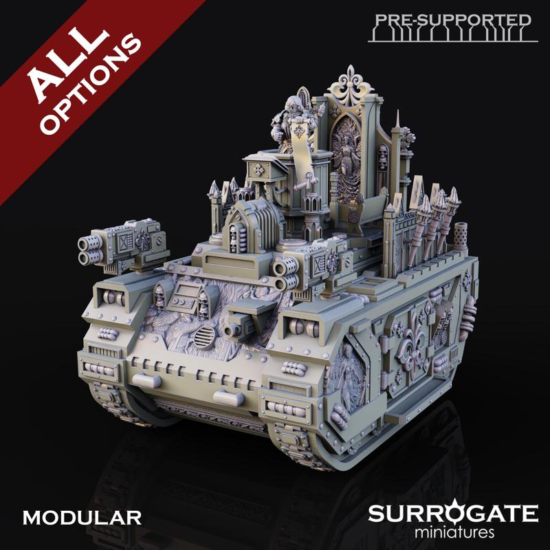 Daughters of Dawn Ark of Purification, Surrogate Miniatures September 2024 Modular Vehicle Release