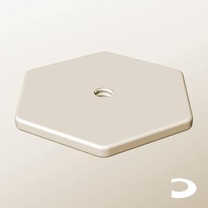 LH96-F-TS Lid or Cover for Modular Stacking Storage Boxes | Printable Objects - Infinite Containers | stl file for 3d printing