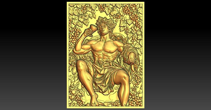 Dionysus CNC Relief Model