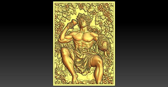 Dionysus CNC Relief Model