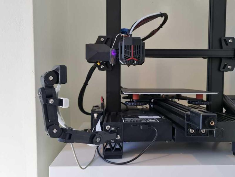 Raspberry Pi camera mount (with light) for Ender 3 v2 Neo
