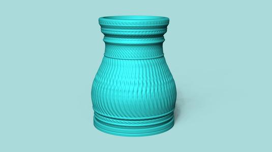 Vase 12 with Plate - Simple Plant Pot - Home Decor