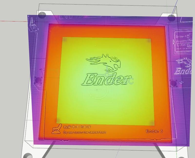 THE100 ender3 bed mod (WIP)