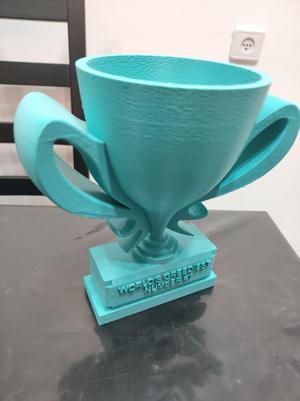 A trophy for the greediest person