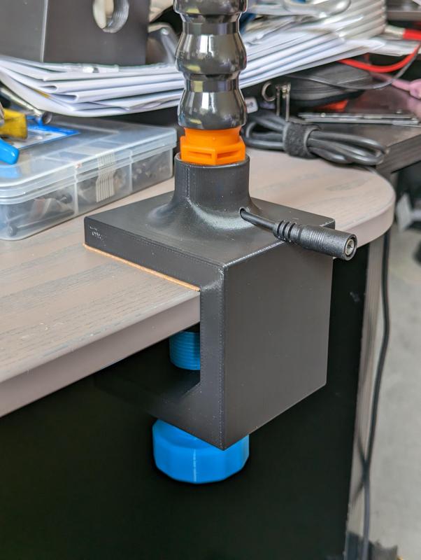 Clamp with 3/4" NPT threads for Loc-Line adapter hard wired