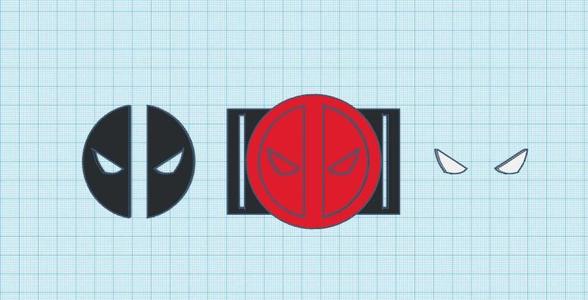 deadpool belt buckle