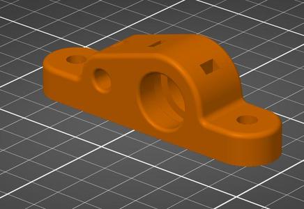 Rotronic RH and temp sensor mount