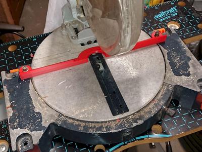 Einhell miter saw stop rail
