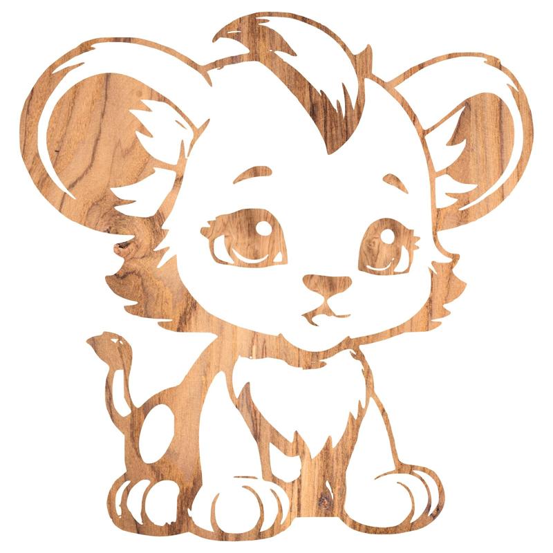 Cute Lion Home Decor Wall Art No.1