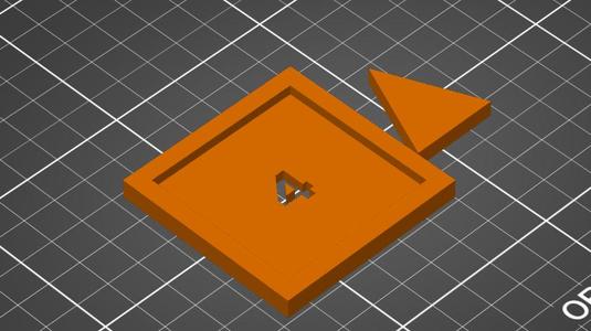 198 Vorsicht: Spielende Zahlen! 4 Triangles in Squares