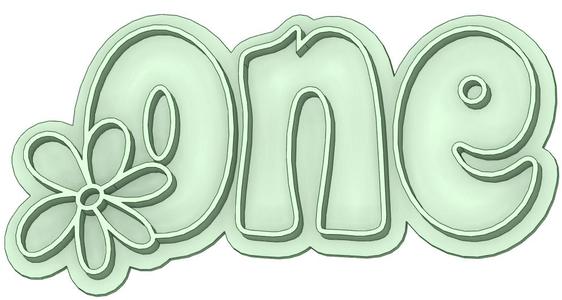 One flor cookie cutter