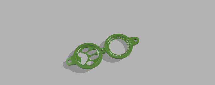 Dog Tag (Print in place) for Apple AirTag