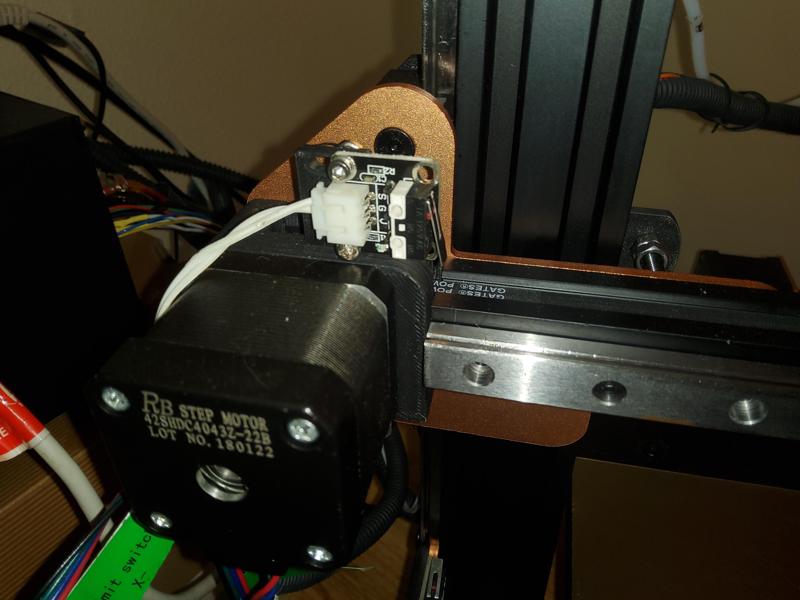 X-Axis Motor Mount (no change to belt configuration)