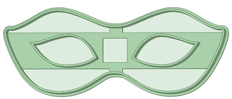 Carnival Mask 1 cookie cutter