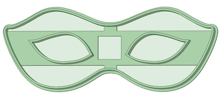Carnival Mask 1 cookie cutter