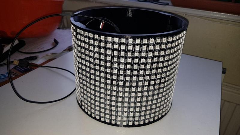 Pixel Light Show Hat Frame